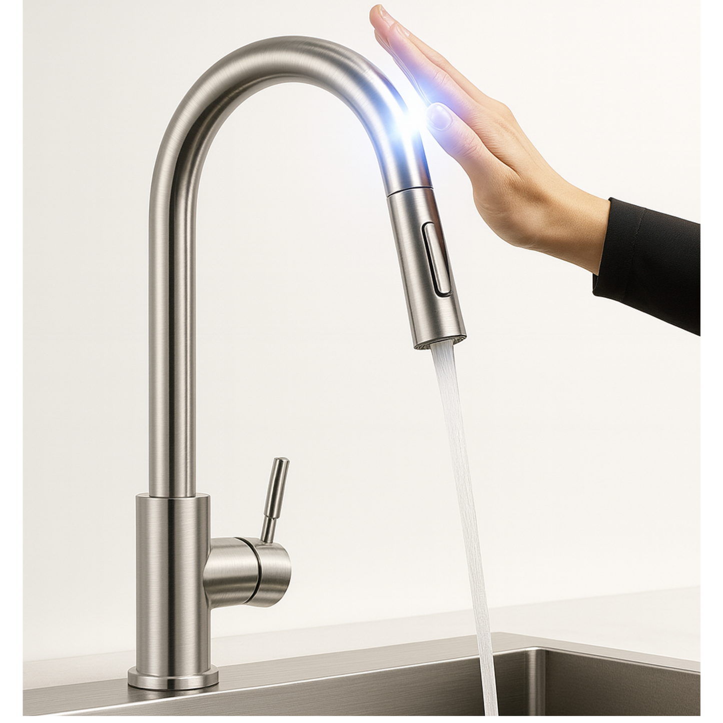 HydroSense SmartTap™ - Bateria kuchenna indukcyjna z czujnikiem dotyku